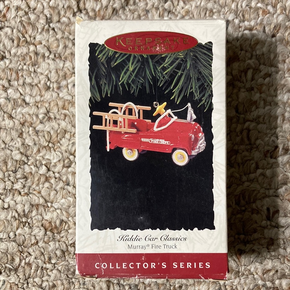 Hallmark Murray Fire Truck Christmas Ornament 1995